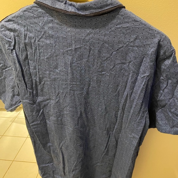 Calvin Klein medium blue polo with dots - Picture 4 of 5